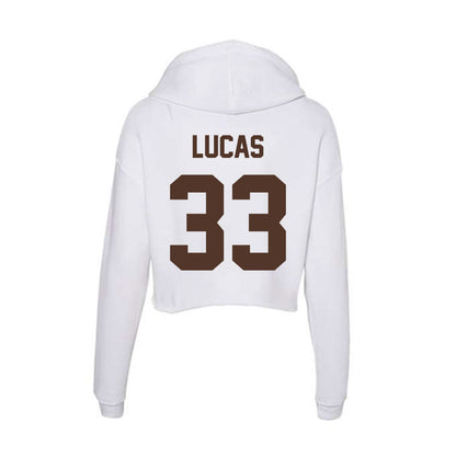St. Bonaventure - NCAA Men's Lacrosse : Tyler Lucas - Women's Crop Fleece Hoodie-1