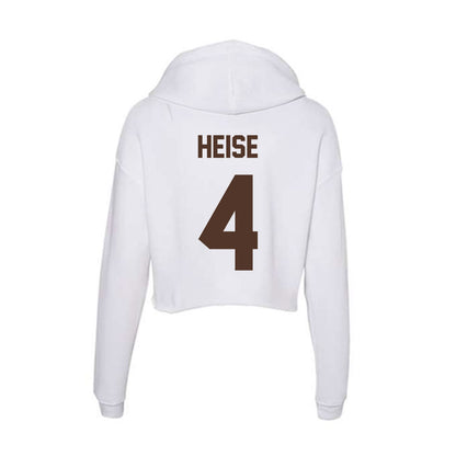 St. Bonaventure - NCAA Women's Basketball : Mallory Heise - Women's Crop Fleece Hoodie-1