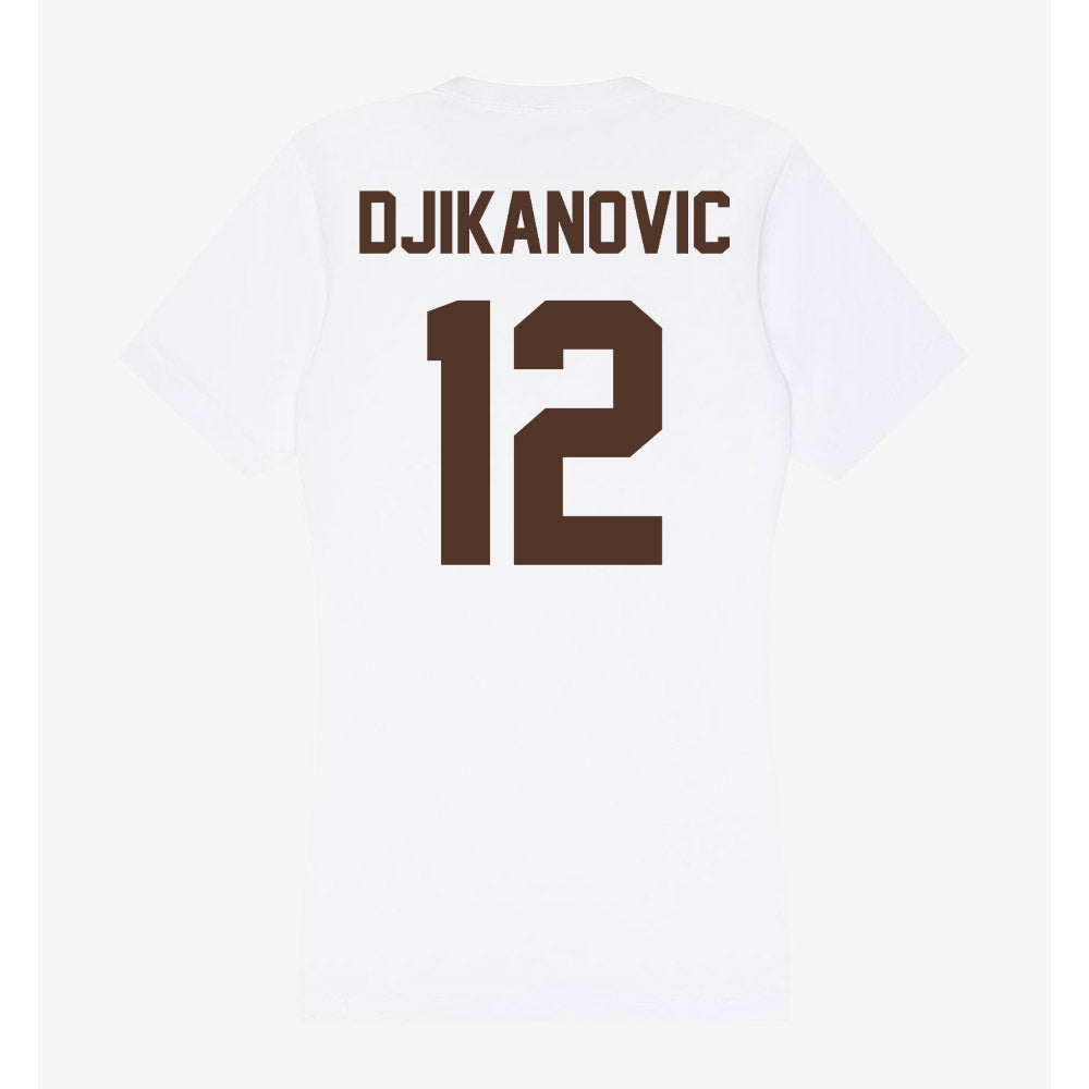 St. Bonaventure - NCAA Women's Basketball : Ivona Djikanovic - Women's V-Neck T-Shirt-1