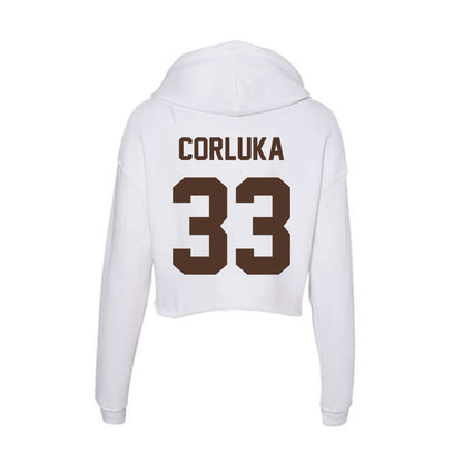St. Bonaventure - NCAA Women's Basketball : Iva Corluka - Women's Crop Fleece Hoodie-1