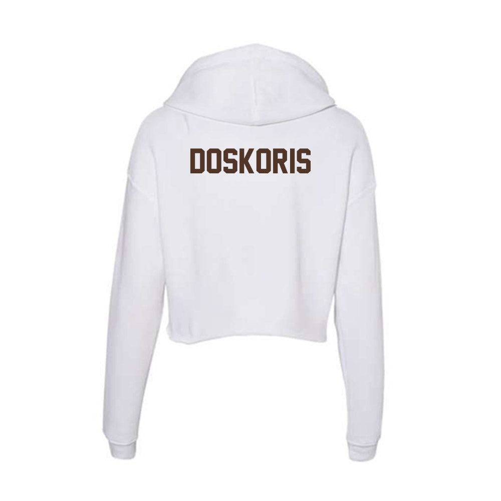St. Bonaventure - NCAA Women's Swimming & Diving : Lia Doskoris - Women's Crop Fleece Hoodie-1