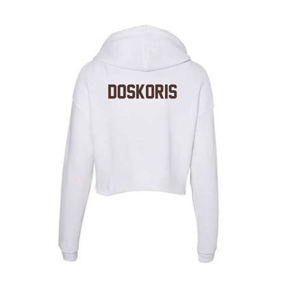 St. Bonaventure - NCAA Women's Swimming & Diving : Lia Doskoris - Women's Crop Fleece Hoodie-1