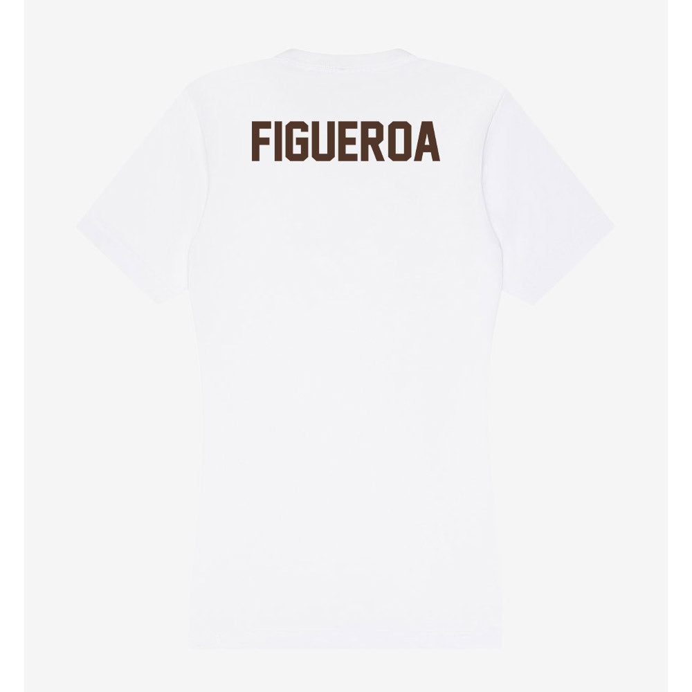 St. Bonaventure - NCAA Men's Track & Field : Christian Figueroa - Women's V-Neck T-Shirt-1