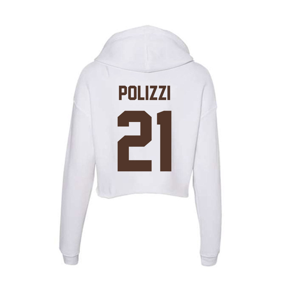 St. Bonaventure - NCAA Men's Lacrosse : Jake Polizzi - Women's Crop Fleece Hoodie-1