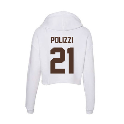 St. Bonaventure - NCAA Men's Lacrosse : Jake Polizzi - Women's Crop Fleece Hoodie-1