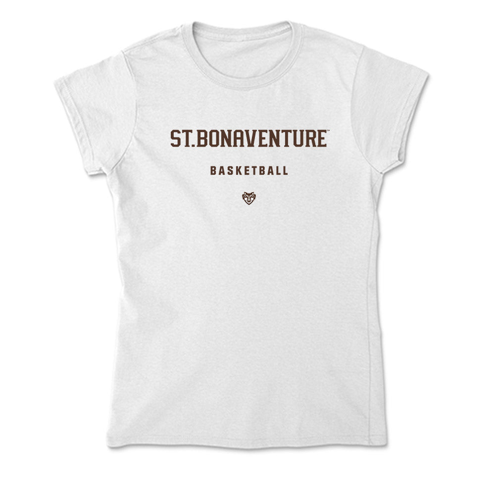 St. Bonaventure - NCAA Men's Basketball : Buddy Simmons - Soft Style Women’s T-Shirt-0