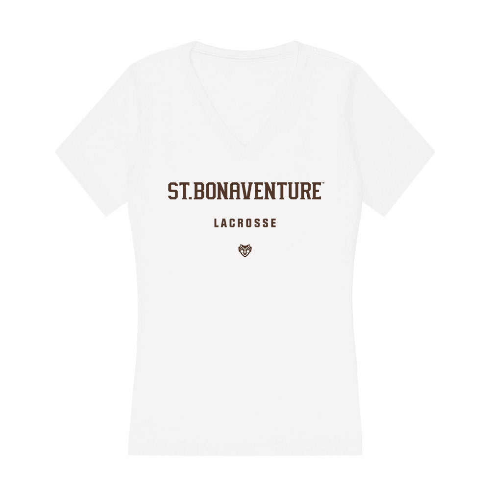St. Bonaventure - NCAA Women's Lacrosse : Britney Colangelo - Women's V-Neck T-Shirt-0