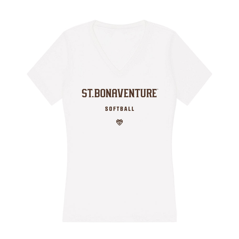 St. Bonaventure - NCAA Softball : Kendall Musch - Women's V-Neck T-Shirt-0