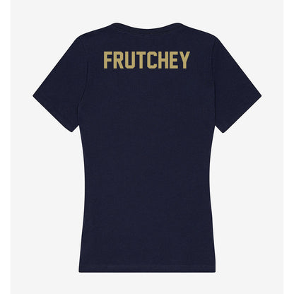 UC Davis - NCAA Baseball : Ned Frutchey - Women's V-Neck T-Shirt-1
