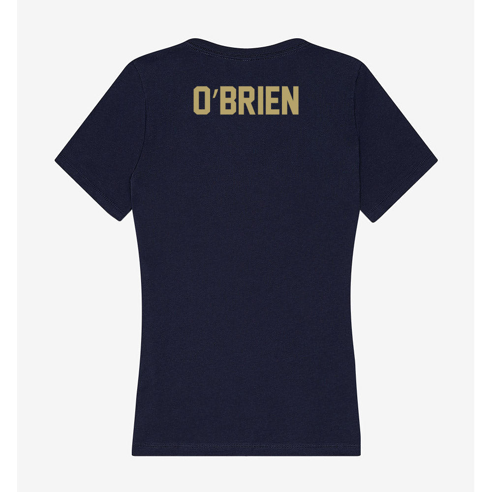 UC Davis - NCAA Women's Track & Field : Ningning O’Brien - Women's V-Neck T-Shirt-1