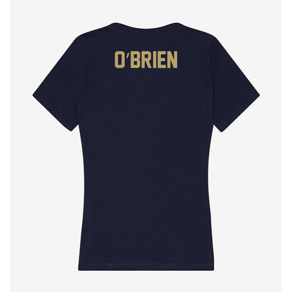 UC Davis - NCAA Women's Track & Field : Ningning O’Brien - Women's V-Neck T-Shirt-1