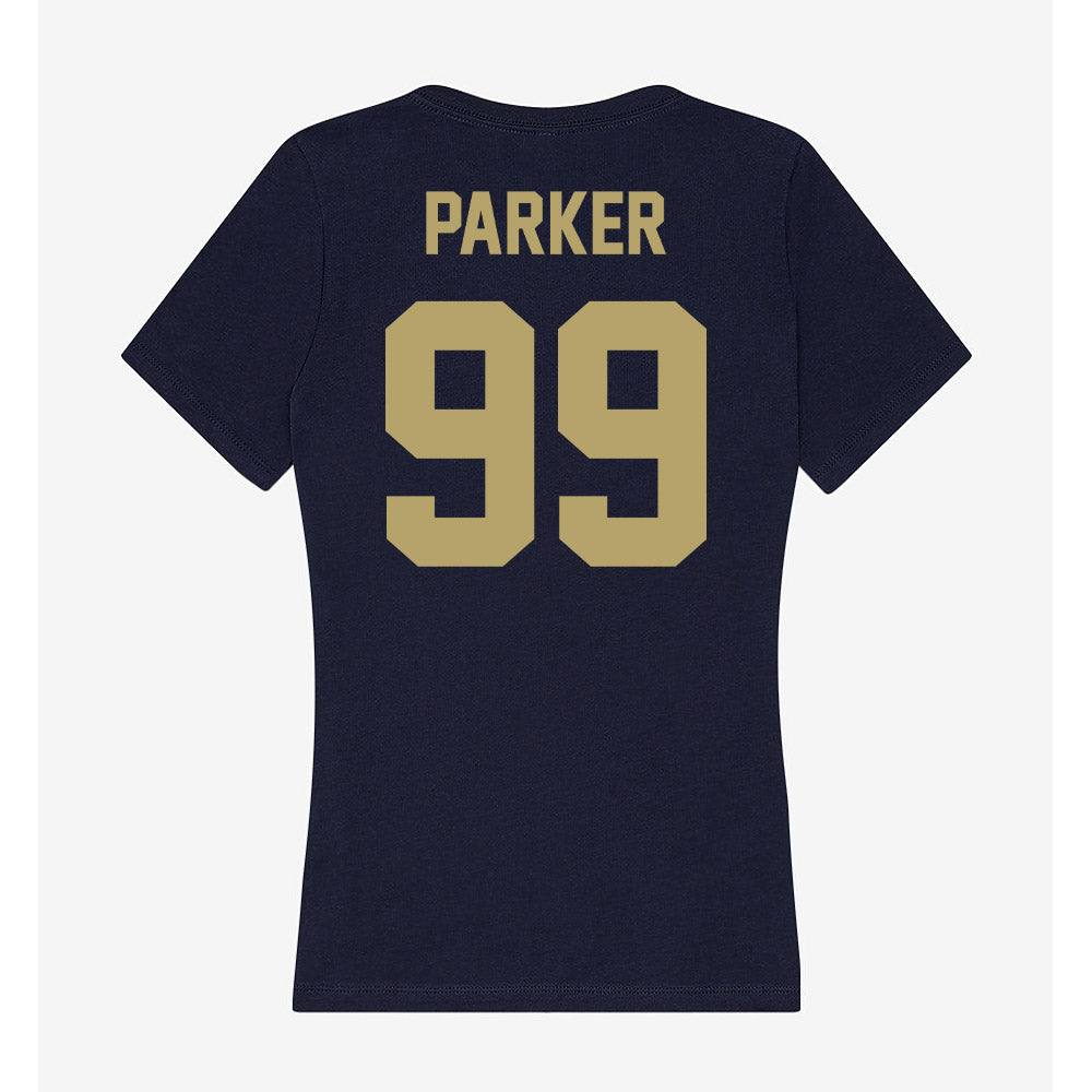 UC Davis - NCAA Football : Tyler Parker - Women's V-Neck T-Shirt-1