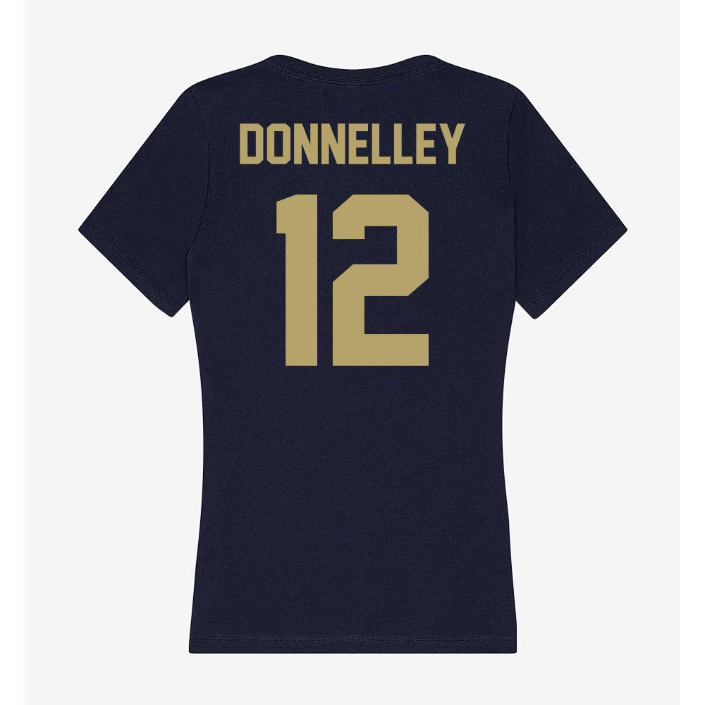 UC Davis - NCAA Women's Lacrosse : Kate Donnelley - Women's V-Neck T-Shirt-1