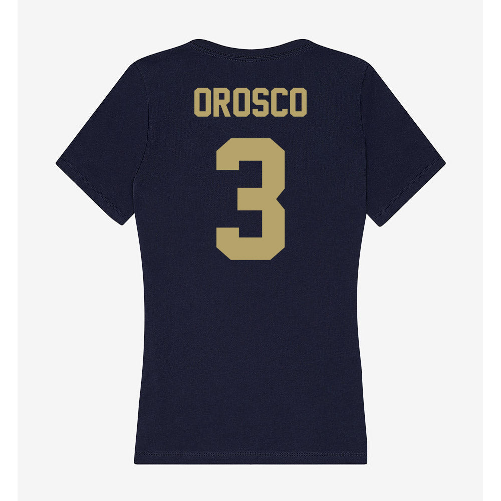 UC Davis - NCAA Men's Soccer : Diego Orosco - Women's V-Neck T-Shirt-1