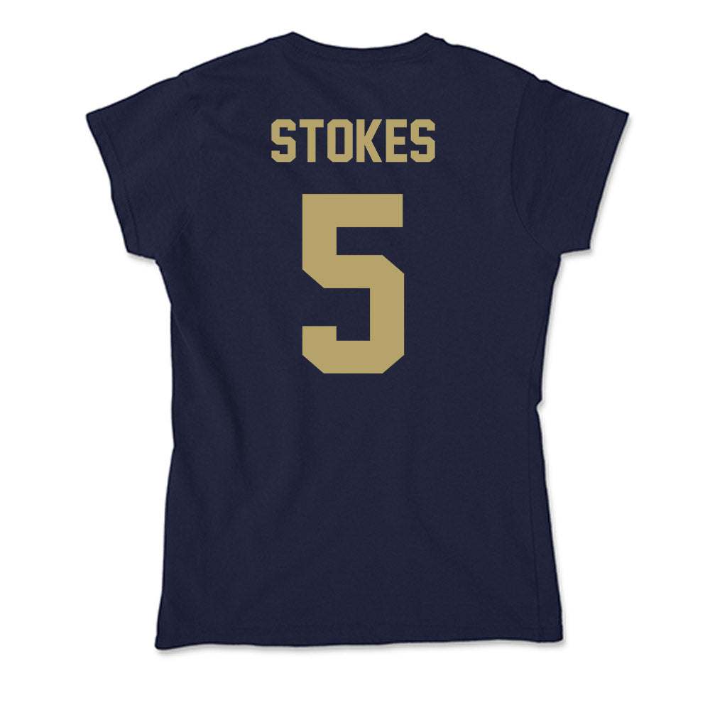 UC Davis - NCAA Men's Basketball : Jalen Stokes - Soft Style Women’s T-Shirt-1