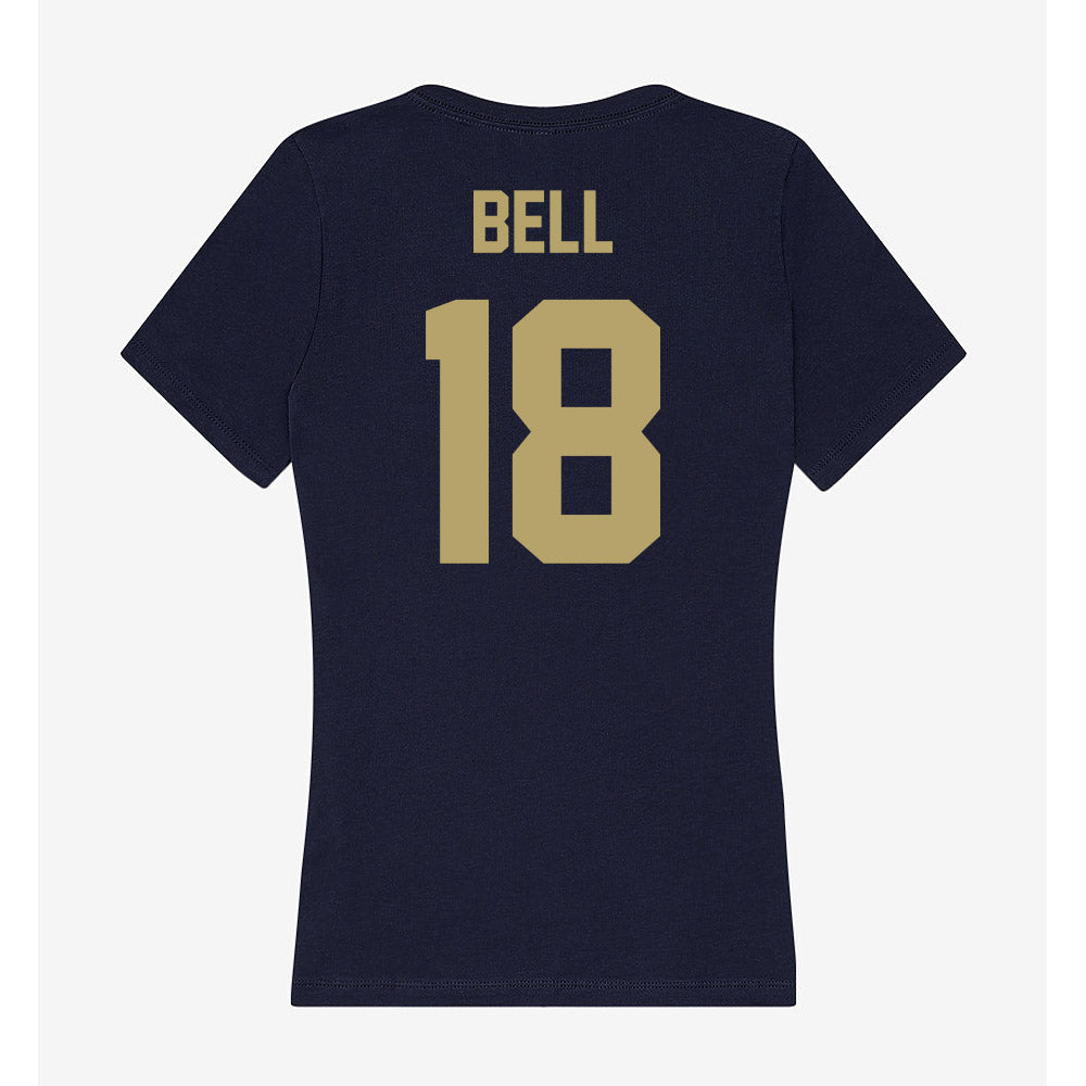 UC Davis - NCAA Football : Marquis Bell - Women's V-Neck T-Shirt-1