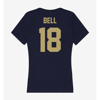 UC Davis - NCAA Football : Marquis Bell - Women's V-Neck T-Shirt-1