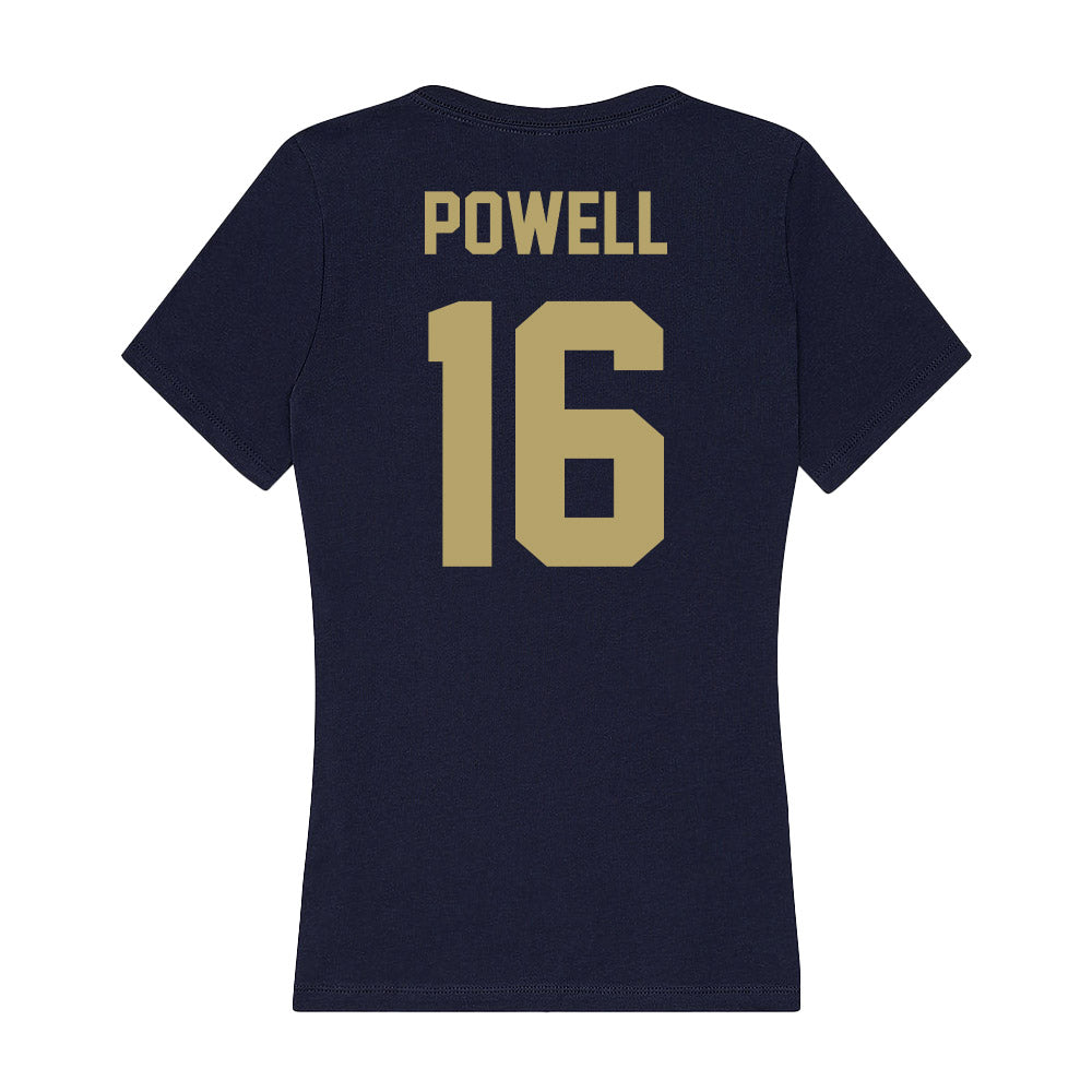 UC Davis - NCAA Men's Soccer : Cole Powell - Women's V-Neck T-Shirt-1