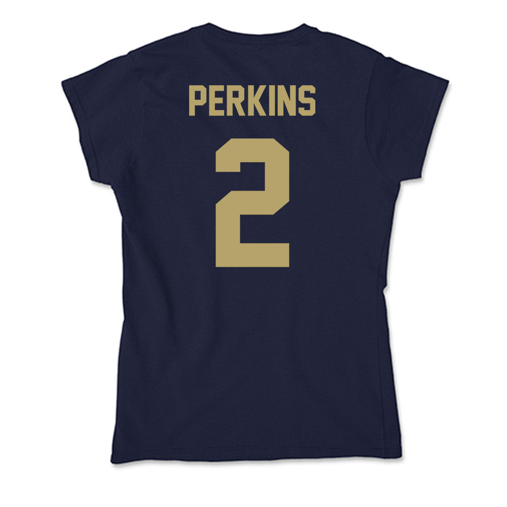 UC Davis - NCAA Women's Soccer : Lakelee Perkins - Soft Style Women’s T-Shirt-1
