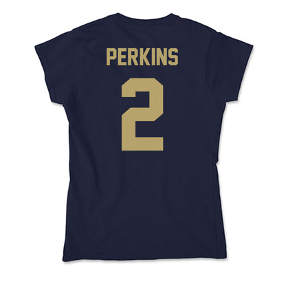 UC Davis - NCAA Women's Soccer : Lakelee Perkins - Soft Style Women’s T-Shirt-1