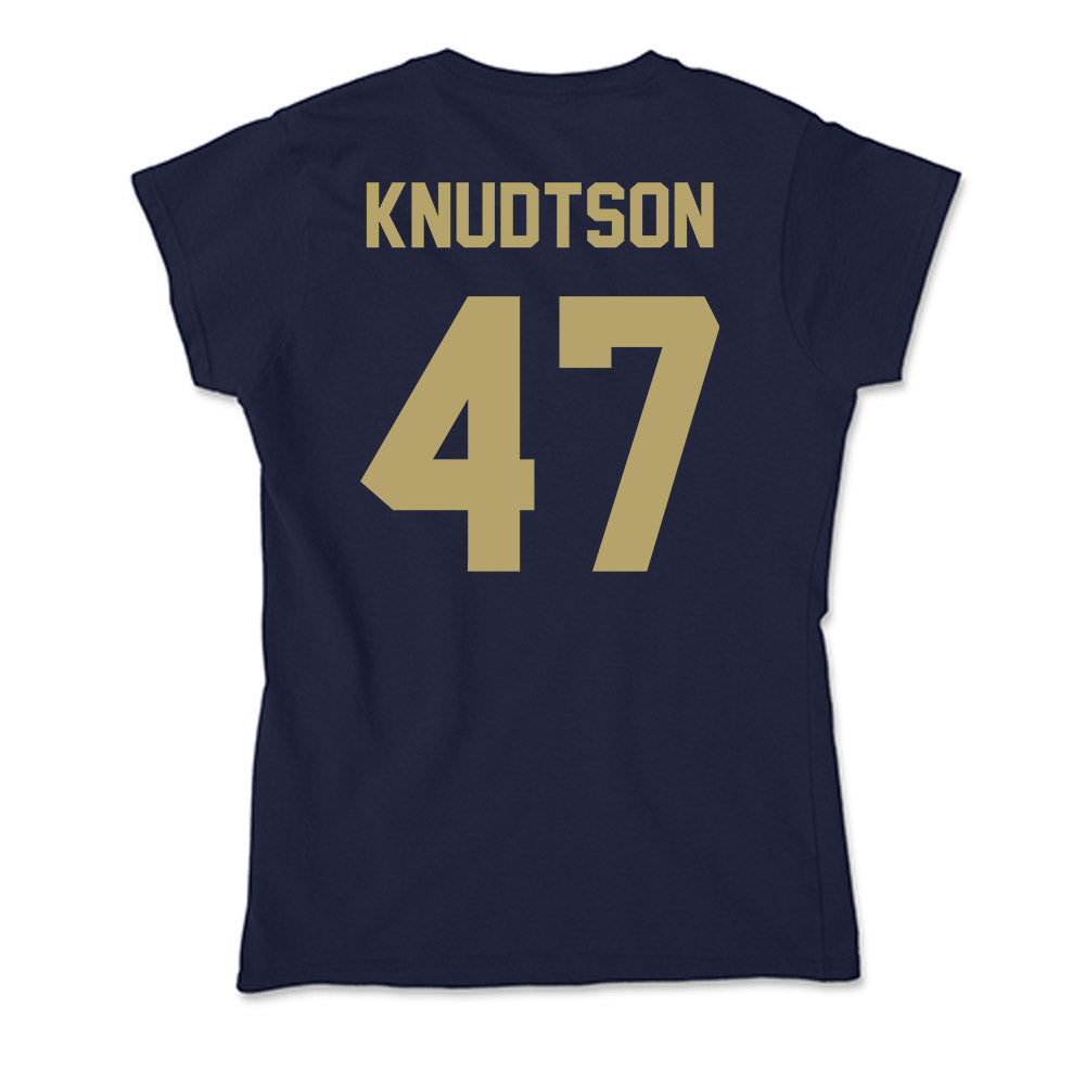 UC Davis - NCAA Football : Jack Knudtson - Soft Style Women’s T-Shirt-1