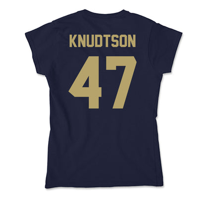 UC Davis - NCAA Football : Jack Knudtson - Soft Style Women’s T-Shirt-1