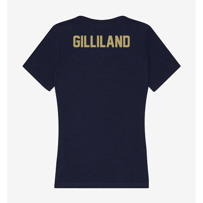 UC Davis - NCAA Equestrian : Marin Gilliland - Women's V-Neck T-Shirt-1