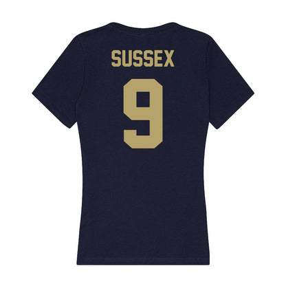  - NCAA Women's Basketball : Avery Sussex - Women's V-Neck T-Shirt-1