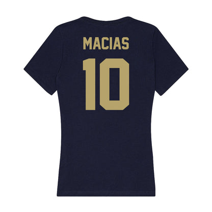 UC Davis - NCAA Softball : Kayla Macias - Women's V-Neck T-Shirt-1