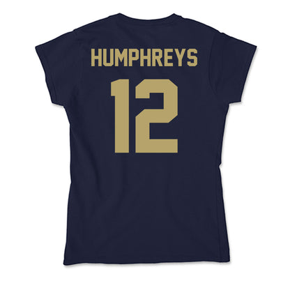 UC Davis - NCAA Women's Soccer : Summer Humphreys - Soft Style Women’s T-Shirt-1