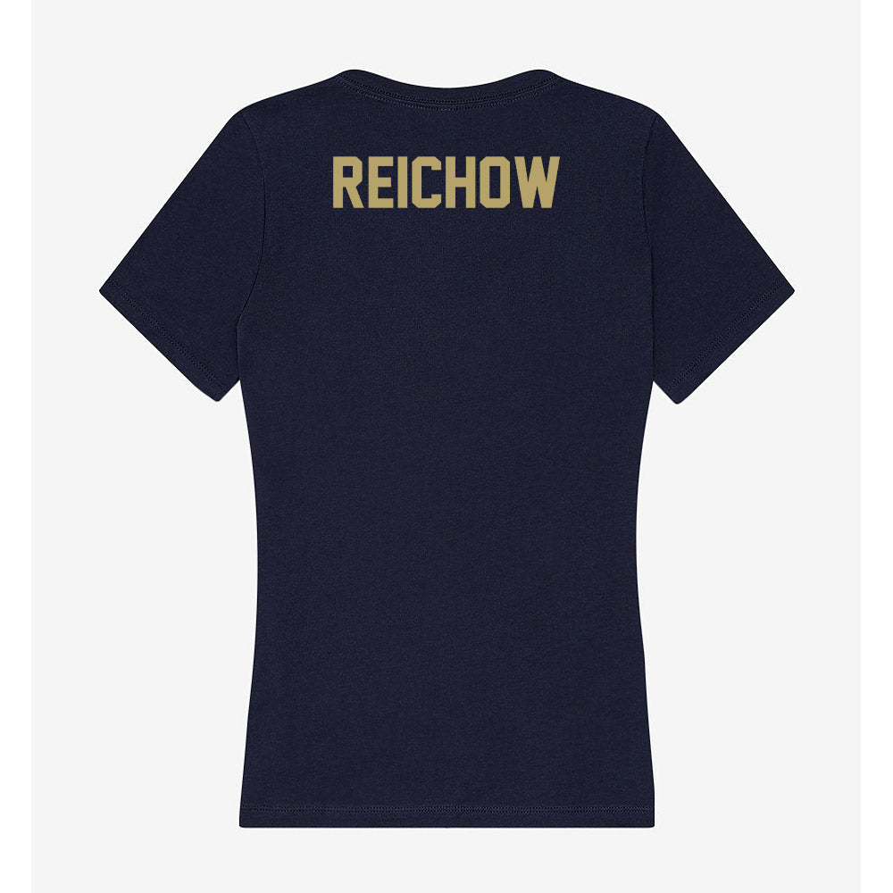 UC Davis - NCAA Women's Gymnastics : Avah Reichow - Women's V-Neck T-Shirt-1