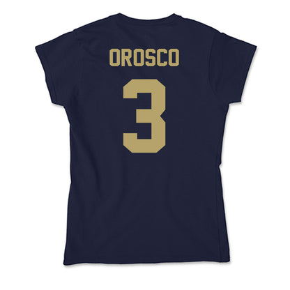 UC Davis - NCAA Men's Soccer : Diego Orosco - Soft Style Women’s T-Shirt-1