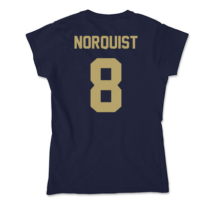 UC Davis - NCAA Softball : Annika Norquist - Soft Style Women’s T-Shirt-1