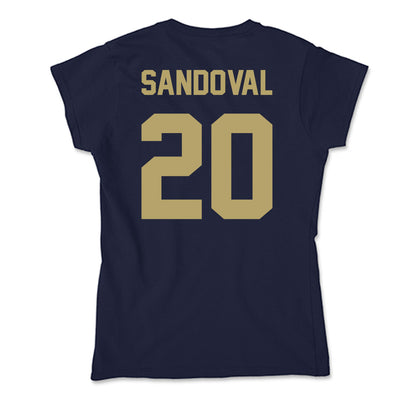 UC Davis - NCAA Women's Soccer : Karla Sandoval - Soft Style Women’s T-Shirt-1