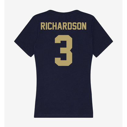 UC Davis - NCAA Football : Ty Richardson - Women's V-Neck T-Shirt-1