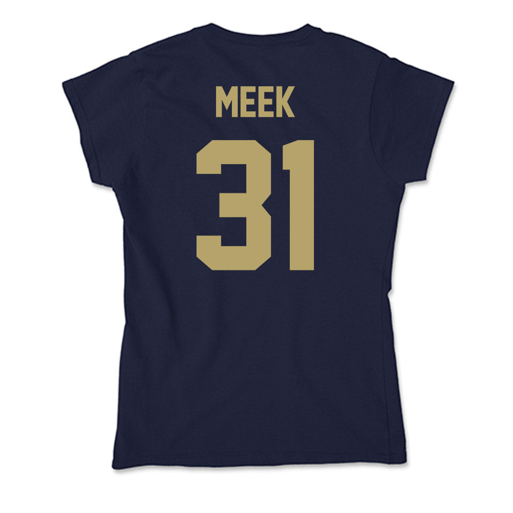 UC Davis - NCAA Baseball : Jack Meek - Soft Style Women’s T-Shirt-1