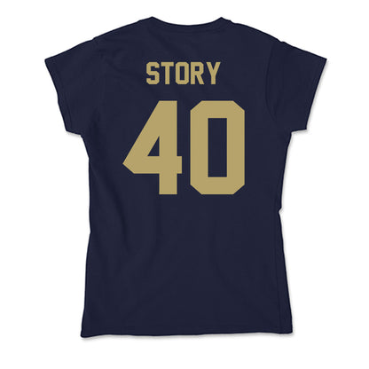 UC Davis - NCAA Baseball : Zach Story - Soft Style Women’s T-Shirt-1