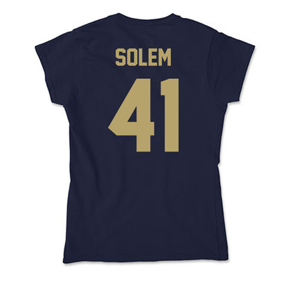 UC Davis - NCAA Baseball : Eli Solem - Soft Style Women’s T-Shirt-1