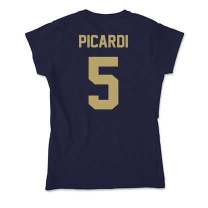 UC Davis - NCAA Women's Lacrosse : Lauren Picardi - Soft Style Women’s T-Shirt-1