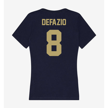 UC Davis - NCAA Women's Soccer : Jaycee DeFazio - Women's V-Neck T-Shirt-1
