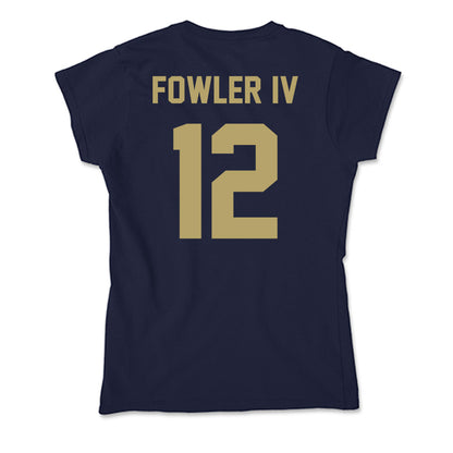 UC Davis - NCAA Football : William Fowler IV - Soft Style Women’s T-Shirt-1