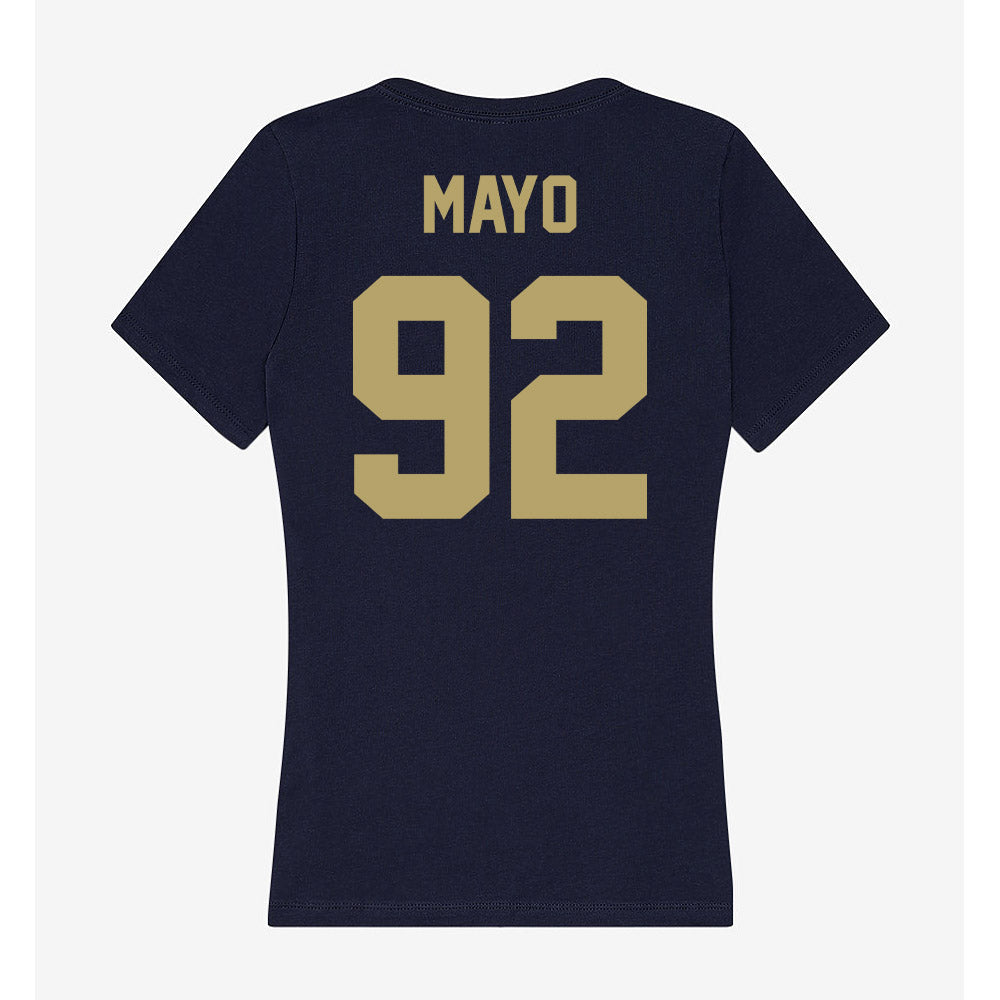 UC Davis - NCAA Football : Rayne Mayo - Women's V-Neck T-Shirt-1