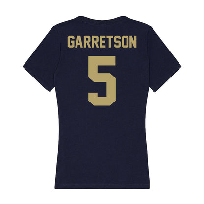UC Davis - NCAA Football : Grant Garretson - Women's V-Neck T-Shirt-1