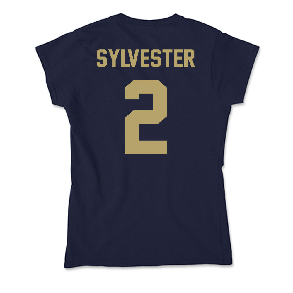 UC Davis - NCAA Football : Chauncey Sylvester - Soft Style Women’s T-Shirt-1
