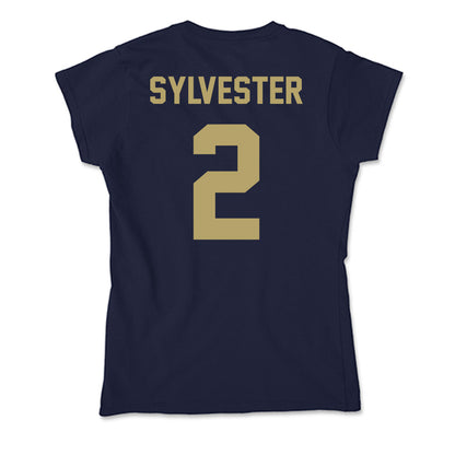 UC Davis - NCAA Football : Chauncey Sylvester - Soft Style Women’s T-Shirt-1