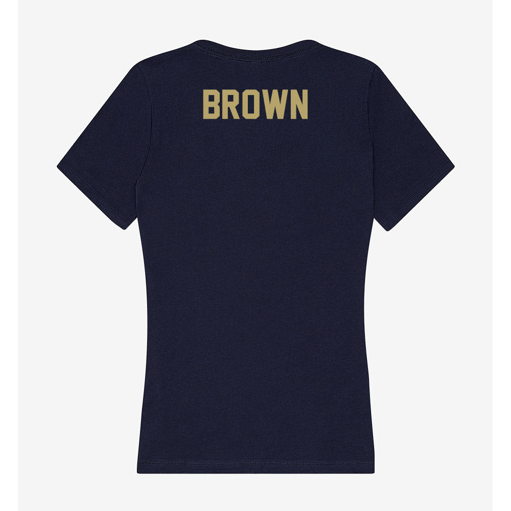 UC Davis - NCAA Equestrian : Alexa Brown - Women's V-Neck T-Shirt-1
