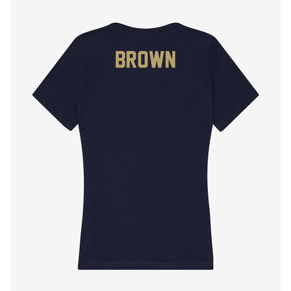 UC Davis - NCAA Equestrian : Alexa Brown - Women's V-Neck T-Shirt-1