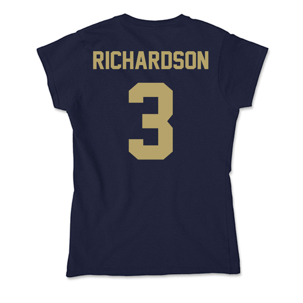 UC Davis - NCAA Football : Ty Richardson - Soft Style Women’s T-Shirt-1