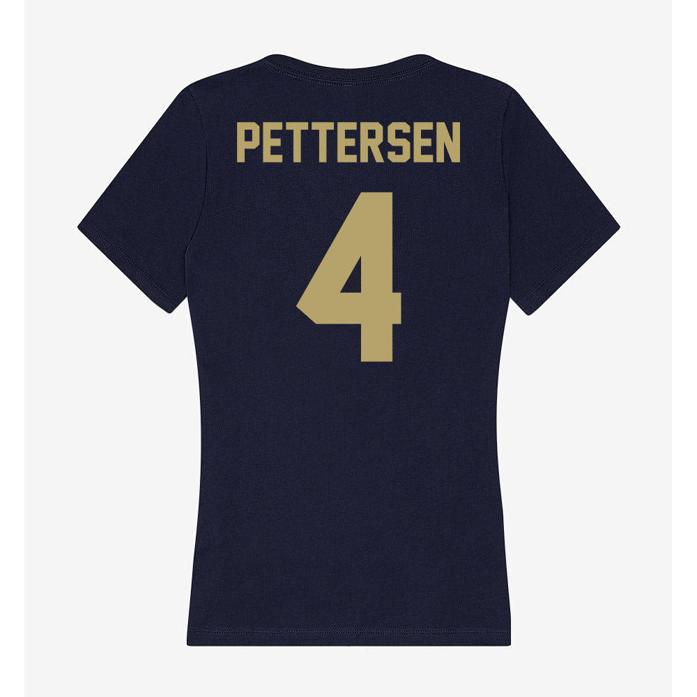 UC Davis - NCAA Baseball : Kyle Pettersen - Women's V-Neck T-Shirt-1