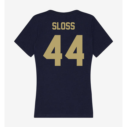 UC Davis - NCAA Softball : Taylor Sloss - Women's V-Neck T-Shirt-1